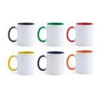Coloured Interior Ceramic Mug – view 7