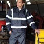Hi-Vis Classic Bomber Jacket (HVP211) - Yoko YK043 – view 3