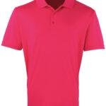 Coolcheckerp polo hotpink