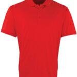 Coolcheckerp polo red