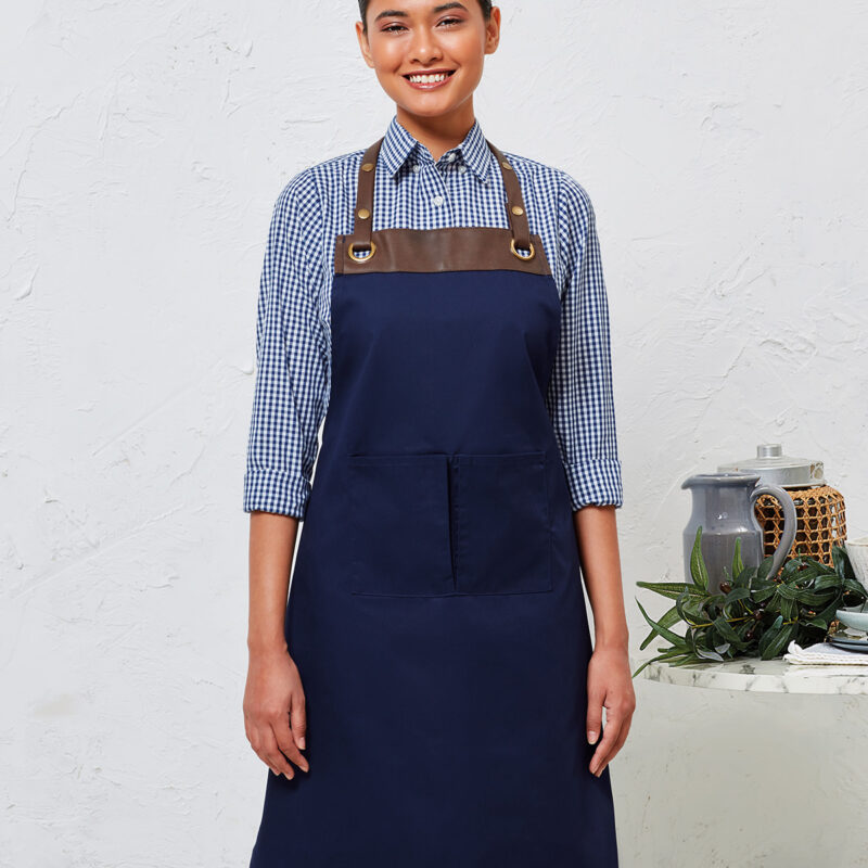 Espresso bib apron