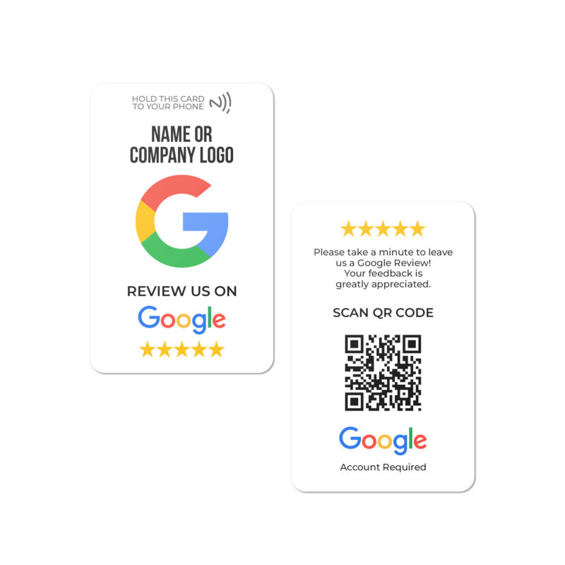 NFC Google Review Card - Printingx