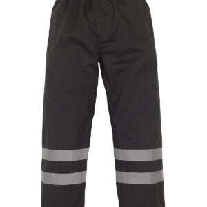 Hi-vis waterproof overtrousers (HVS461) black