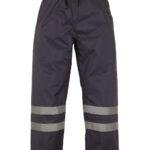Hi-vis waterproof overtrousers (HVS461) navy