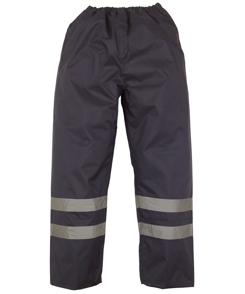 Hi-vis waterproof overtrousers (HVS461) navy