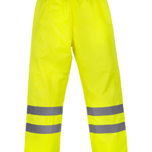 Hi-vis waterproof overtrousers (HVS461) yellow