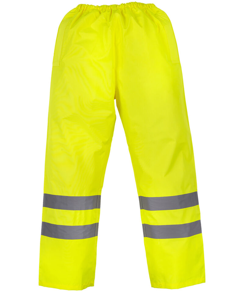 Hi-vis waterproof overtrousers (HVS461) yellow