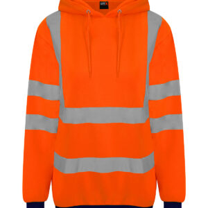 High visibility hoodie Orange