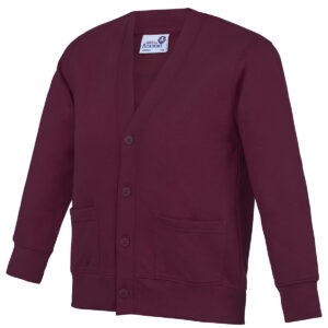 Kids Academy cardigan burgundy