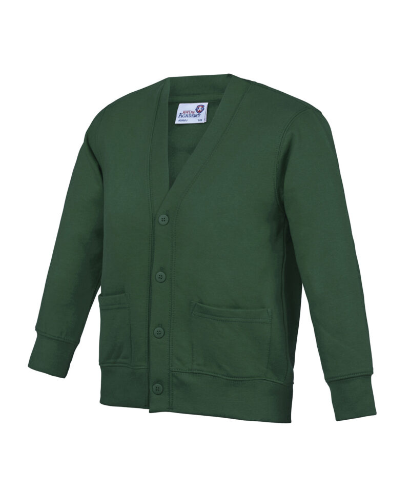 Kids Academy cardigan green 1