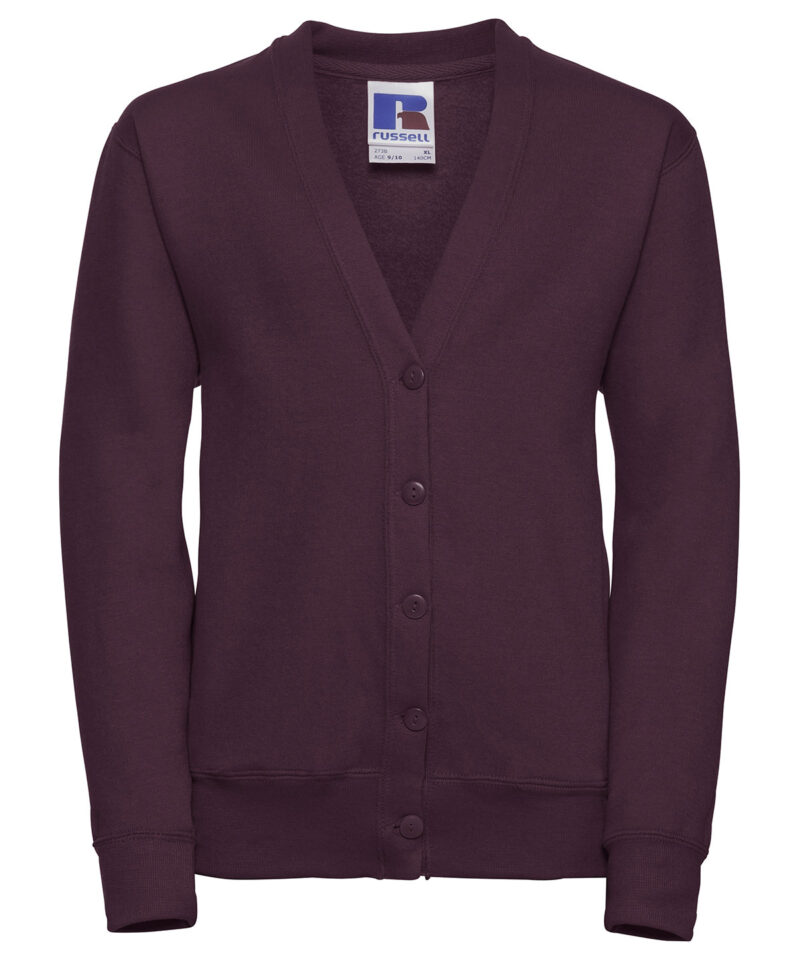 Kids cardigan burgundy