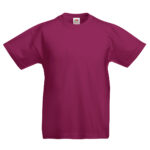 Kids original T burgundy