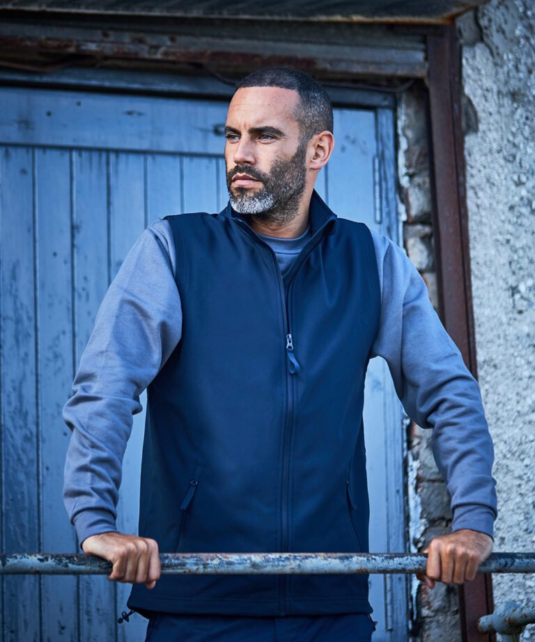 Branded softshell gilets – workwear printing