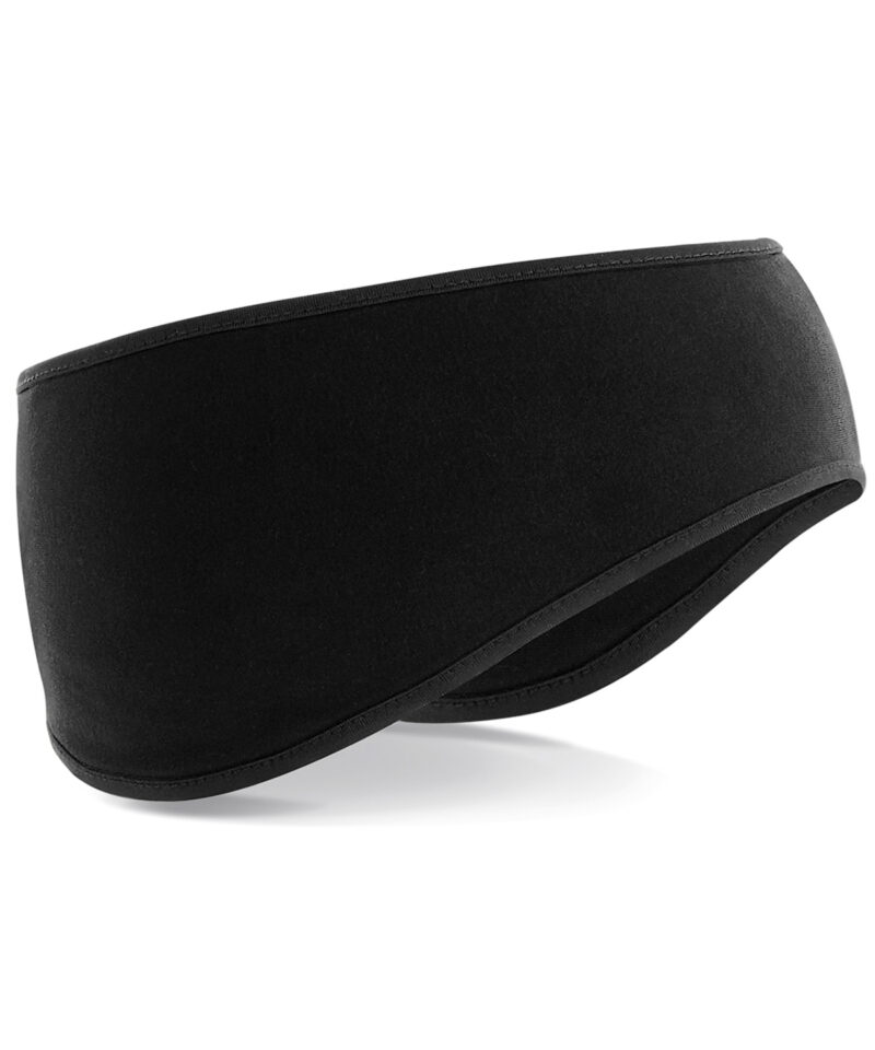 Softshell sports tech headband black