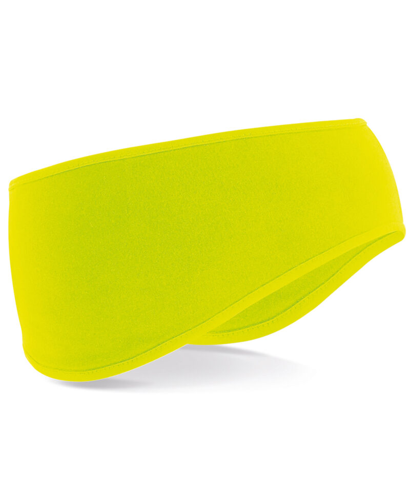 Softshell sports tech headband yellow