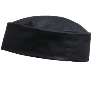 Turn-up chef's hat black