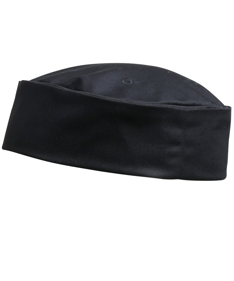 Turn-up chef's hat black