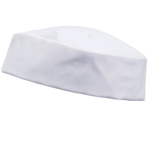 Turn-up chef's hat white