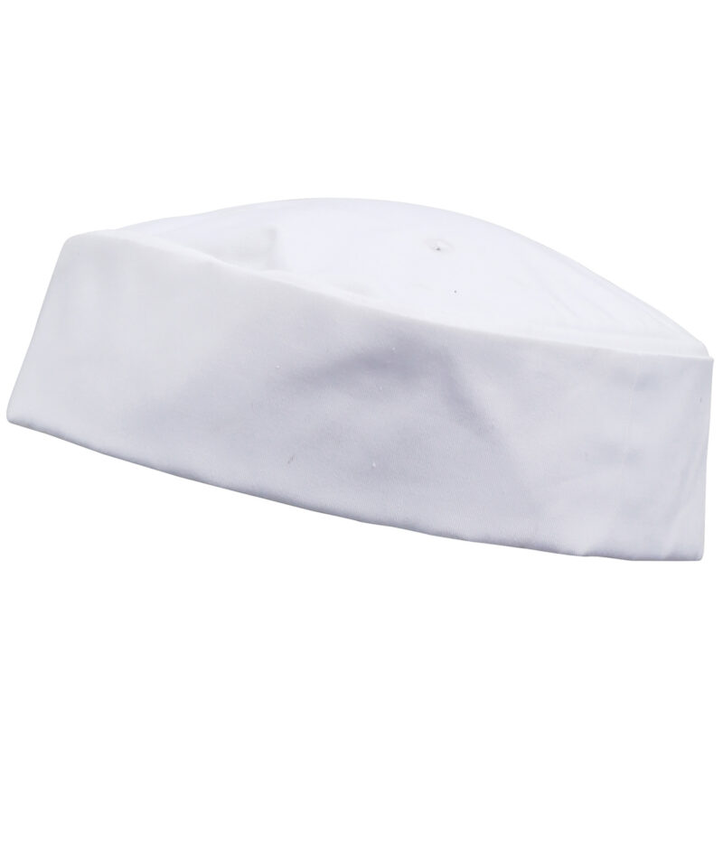 Turn-up chef's hat white