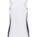 Women's cool contrast vest back view