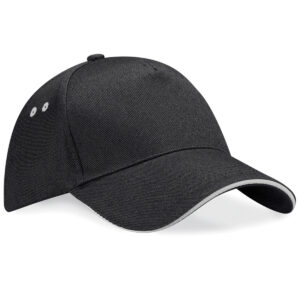 black grey cap