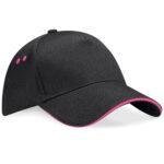 black pink cap