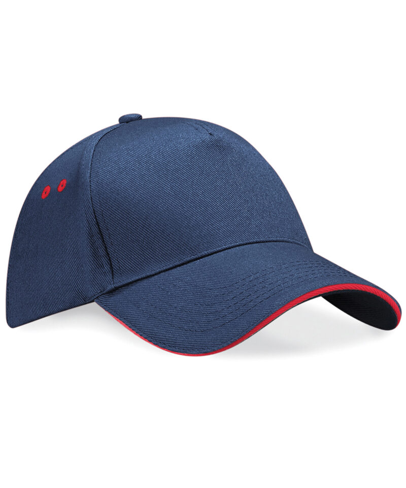 blue red cap