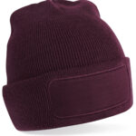 burgundy beanie