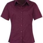 Women's Short Sleeve Poplin Blouse – view 19