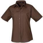 Women's Short Sleeve Poplin Blouse – view 16