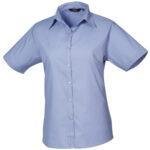 Women's Short Sleeve Poplin Blouse – view 5