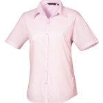 Women's Short Sleeve Poplin Blouse – view 2