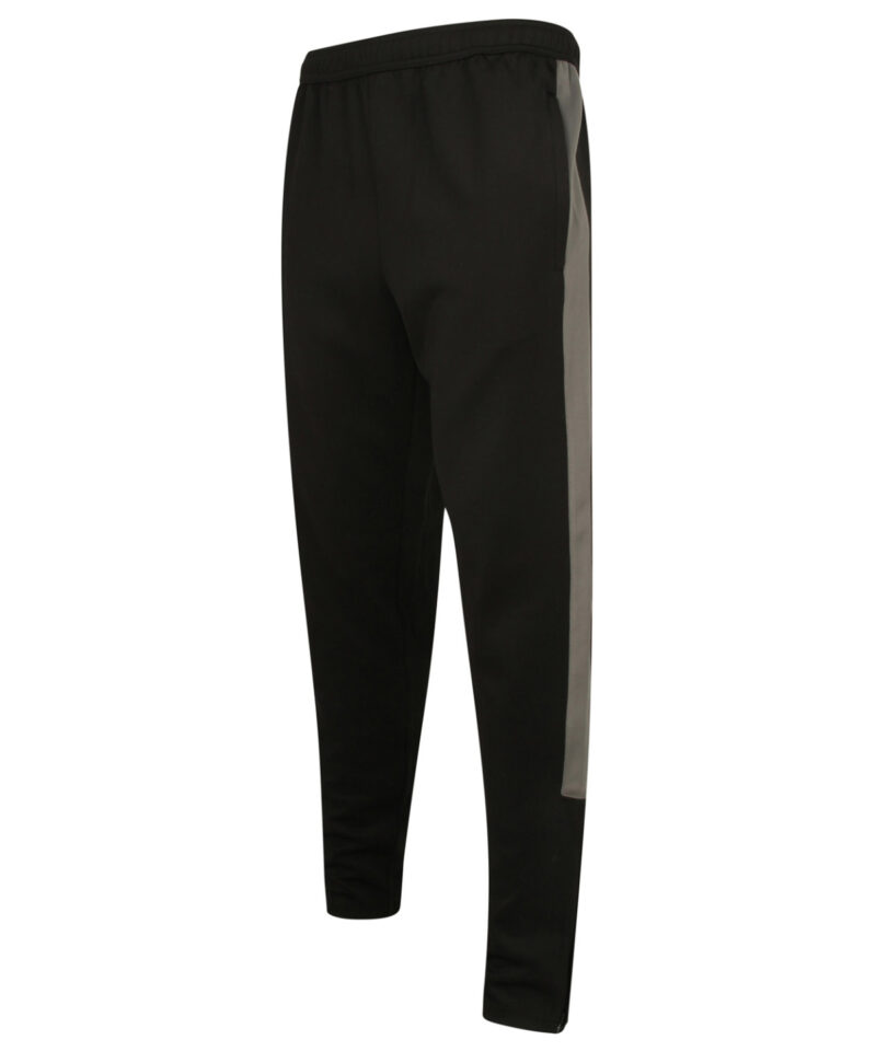 tracksuit pants black gun metal grey