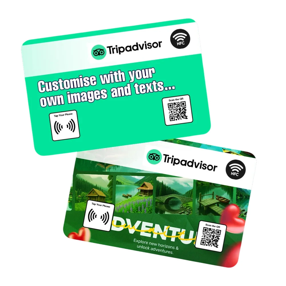 XTap NFC TripAdvisor Review Card