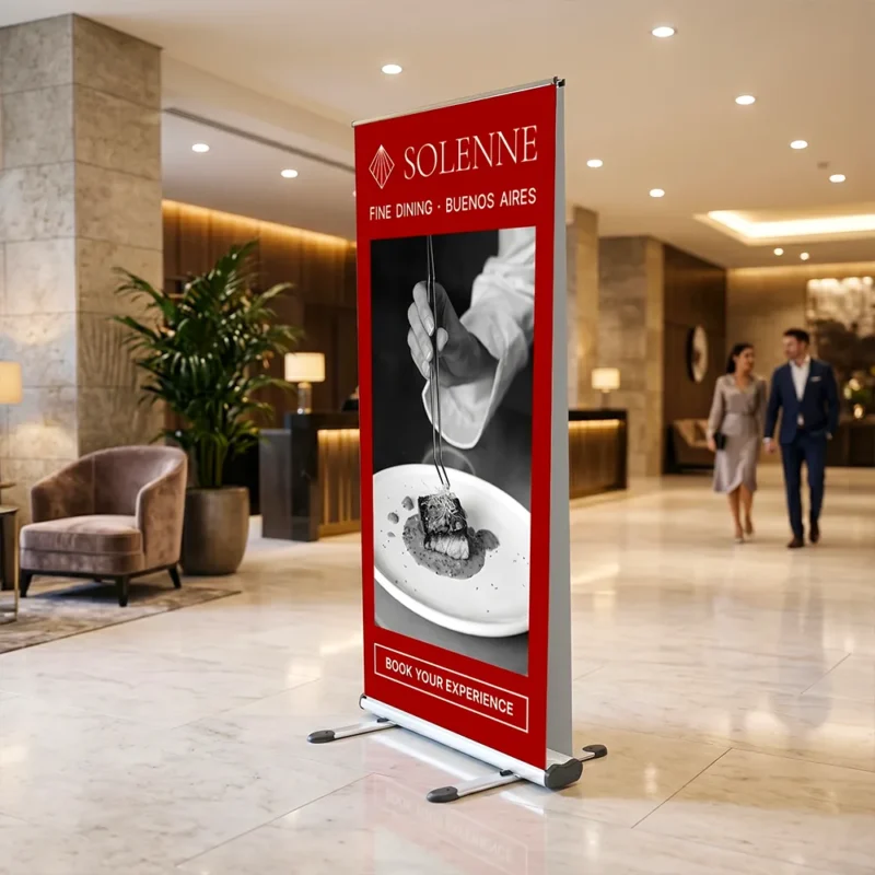 Heavy-Duty Double-Sided Roller Banner – view 4