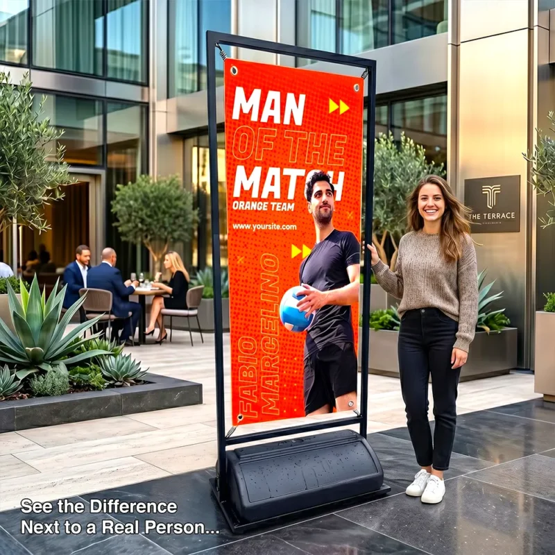 Heavy-duty Water-Base Roller Banner – view 6