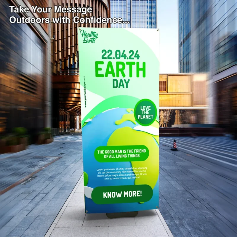 Double-Sided X Frame Water Base Banner – view 6