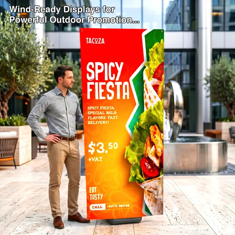 Double-Sided X Frame Water Base Banner – view 7
