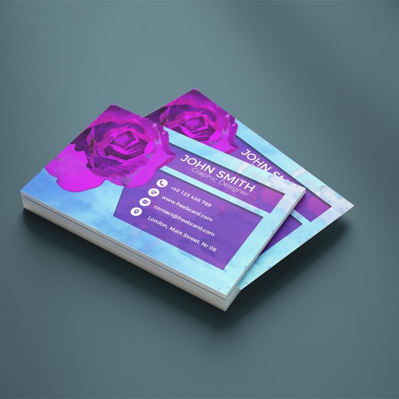 Business Cards 350 GSM Uncoated 100% Recycled 01