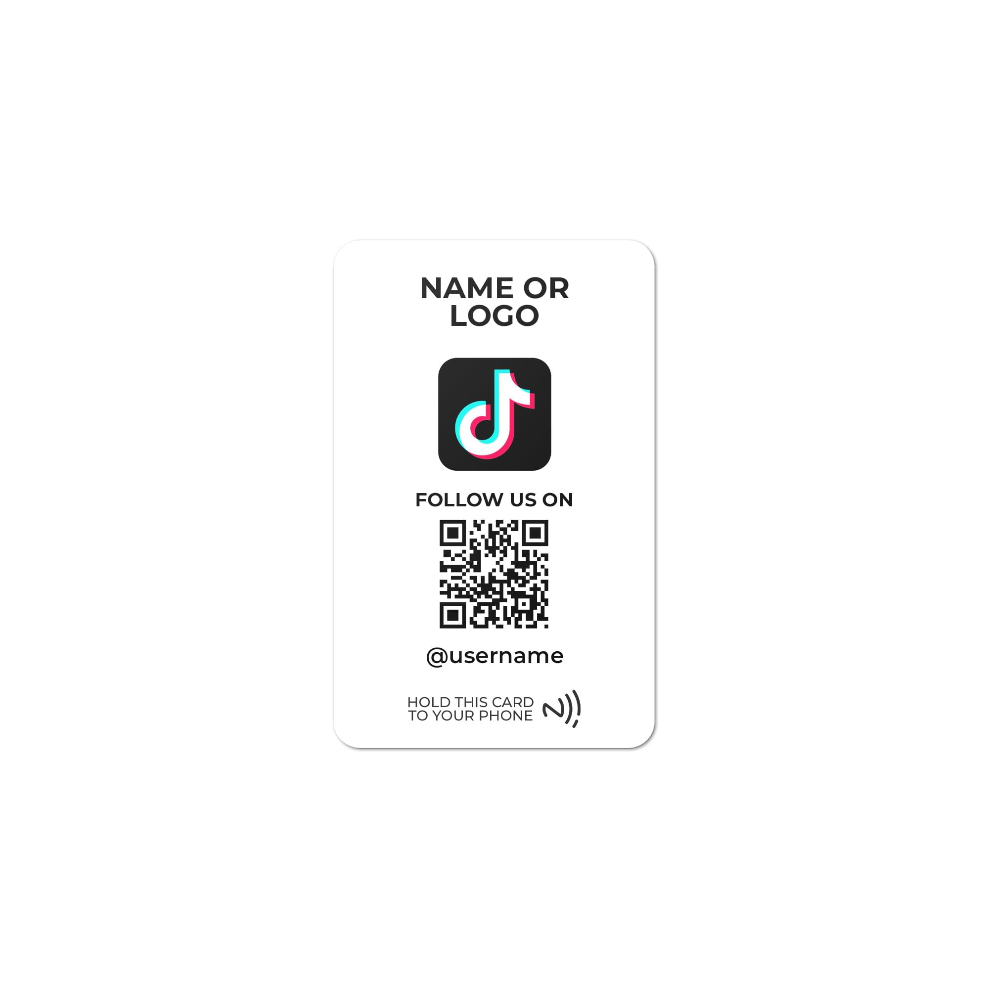 TikTok NFC Card
