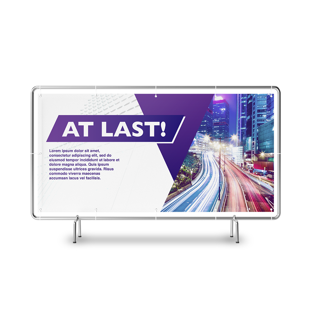 Printed Heras fence cover