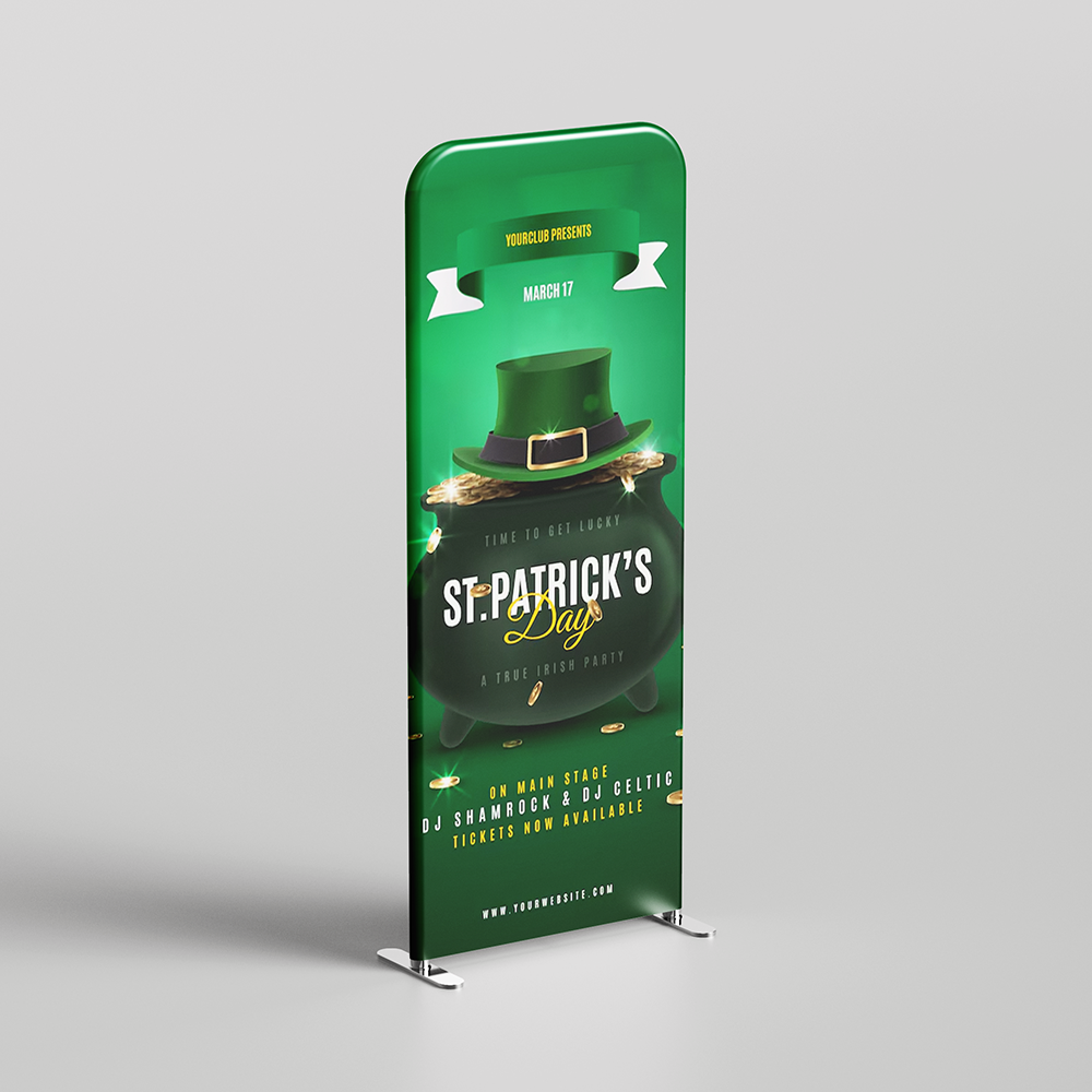 Stretch Fabric Display Stands - Straight