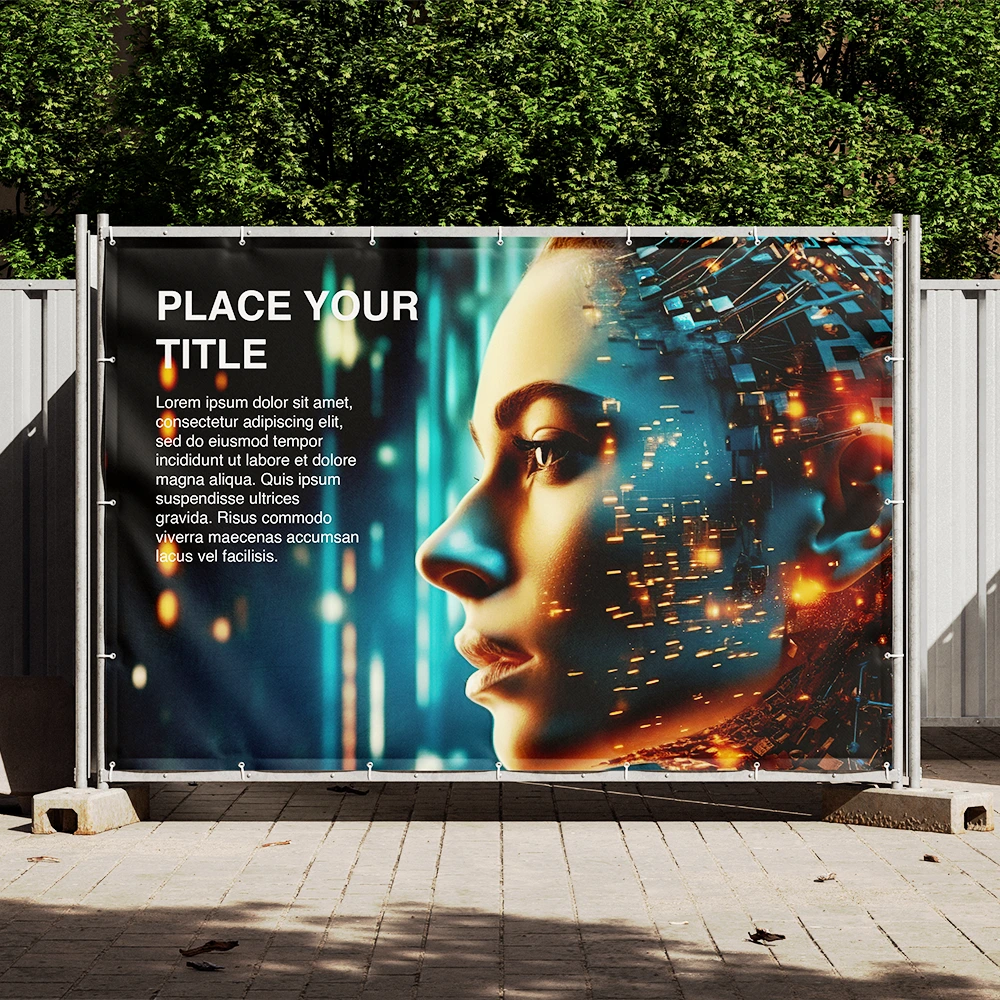 Outdoor printed banner