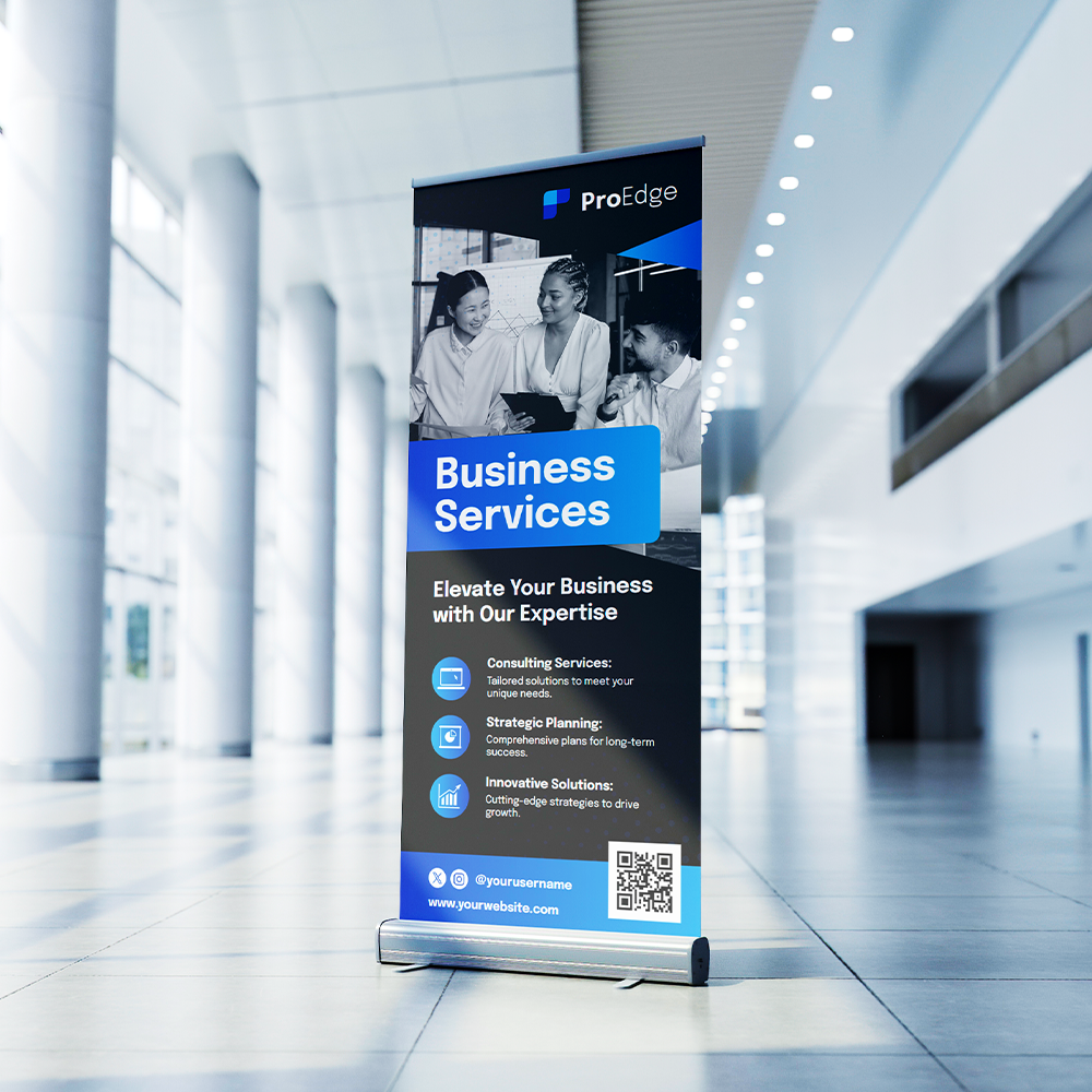 Standard roller banner display